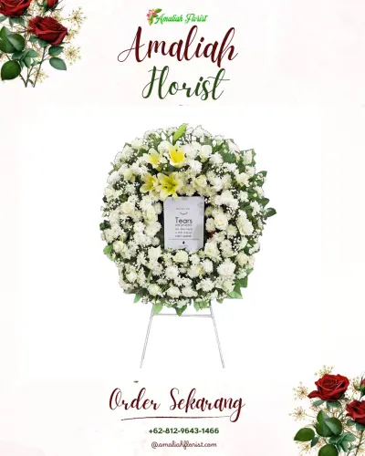 Krans Bunga Duka Cita di Sabbang Paru