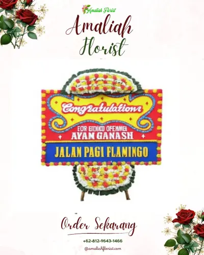 Bunga Papan Congratulation di Sabbang Paru
